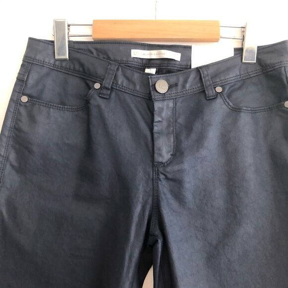 LC LAUREN CONRAD Mid-Rise Metallic Coated Denim Jeggings - Picture 3 of 8